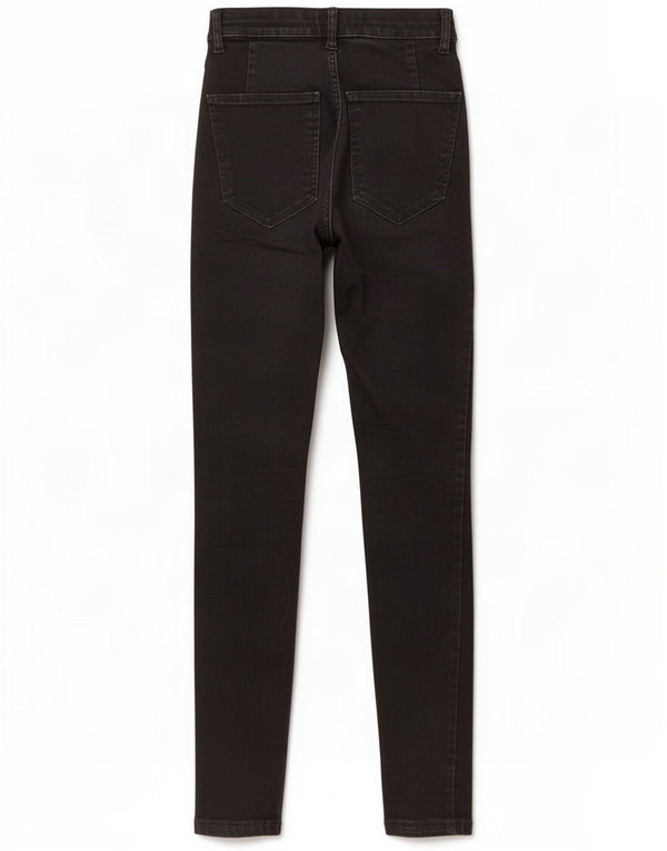Zara Jeans ajustados de tiro alto para mujer EU 34 2XS W24 L27 Black