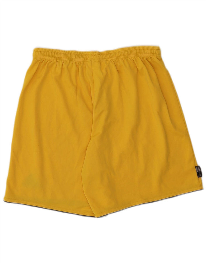 Pantalones cortos deportivos Adidas Climalite para hombre Poliéster amarillo medio