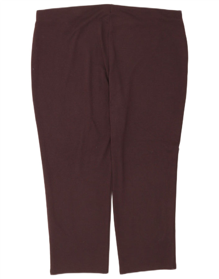Marks & Spencer Leggings ajustados para mujer UK 22 3XL Marrón Poliéster