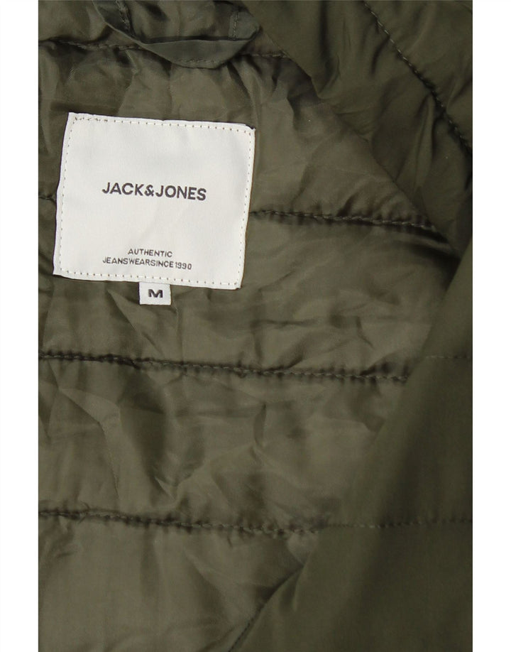 Jack & Jones Chaqueta acolchada para hombre UK 38 Verde medio
