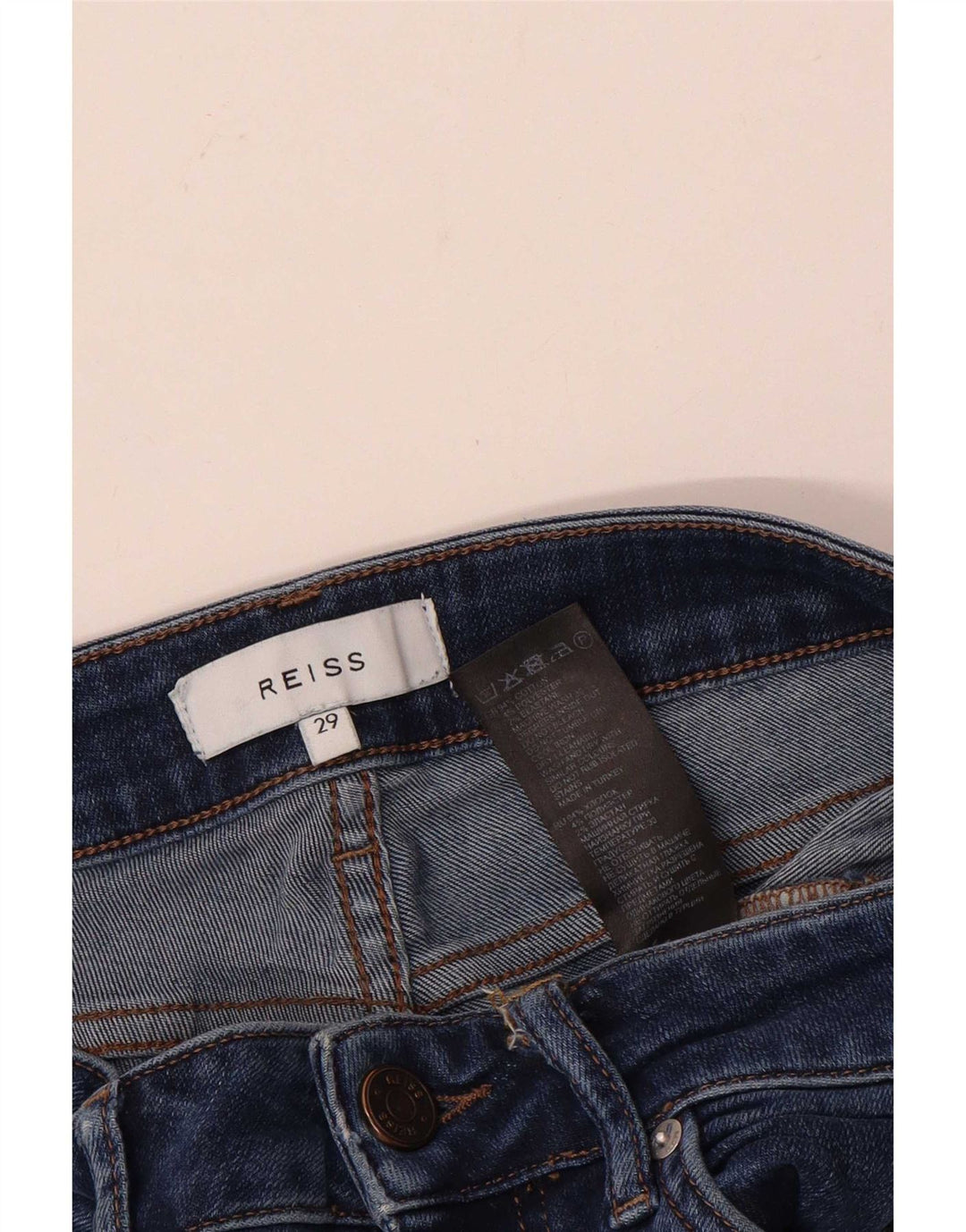 Vaqueros pitillo para mujer Reiss W29 L30 azul