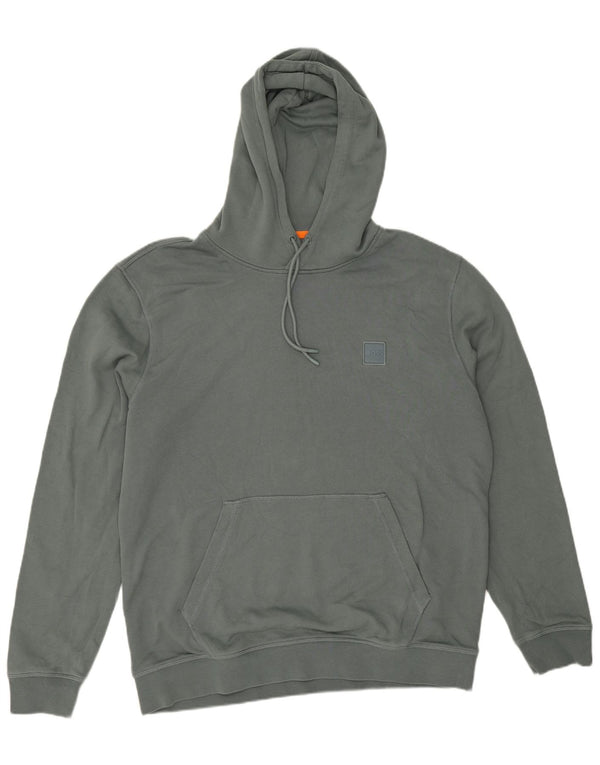 Hugo Boss Hombre Sudadera con Capucha Jumper XL Algodón Verde
