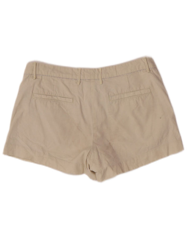 Gap Pantalones cortos chinos de cintura baja para mujer UK 6 XS W28 Algodón beige