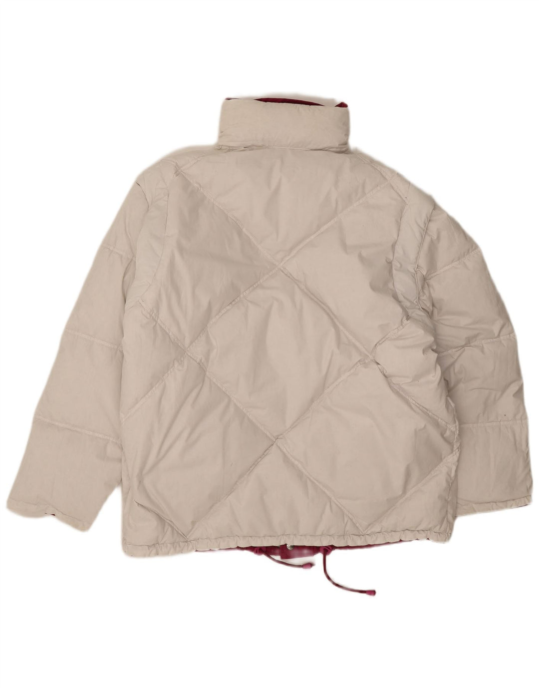 Diadora Chaqueta acolchada reversible y holgada para hombre ES 38 Poliéster rosa medio