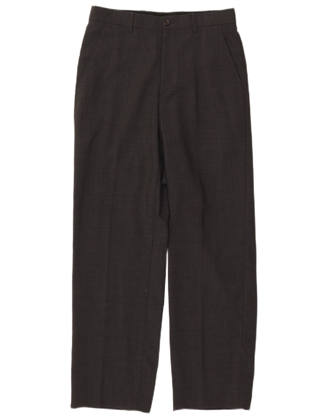 ARMANI Pantalón chino recto para hombre IT 44 XS W29 L30 Lana gris