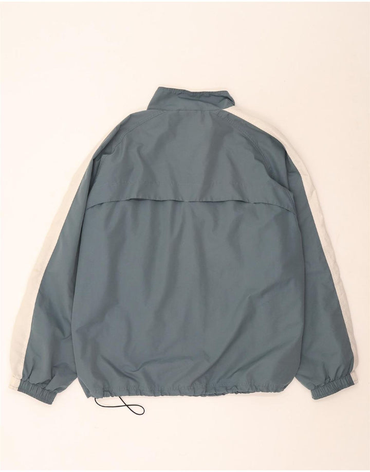 Puma Chaqueta anorak holgada para hombre UK 38 Azul medio Colorblock