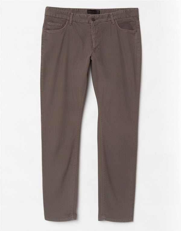Zara Mens Slim Casual Pantalones EU 46 XL W36 L33 Gris Algodón