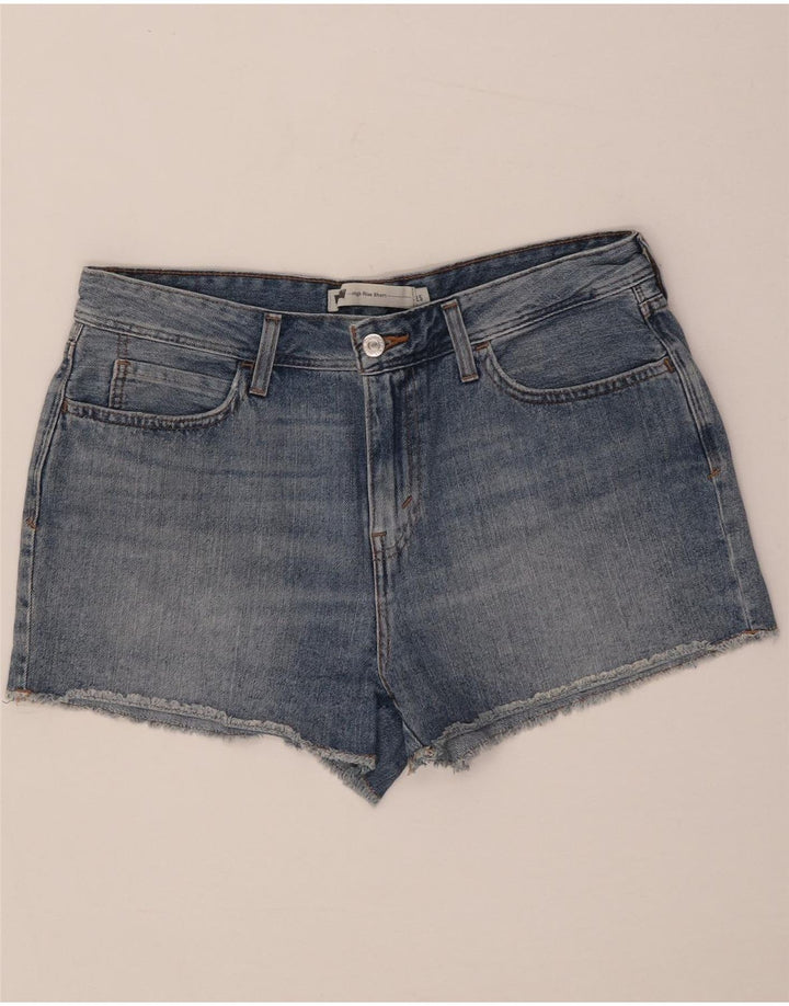 Levi's Shorts De Mezclilla Mujer W32 Large Algodón Azul