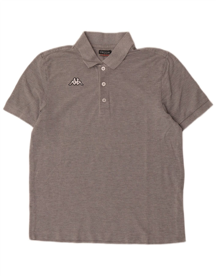 Kappa Polo Hombre Grande Gris