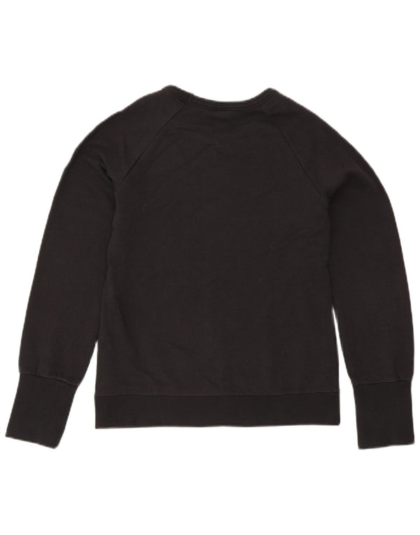 Adidas Mujer Sudadera Jumper UK 12 Medio Azul Marino Algodón