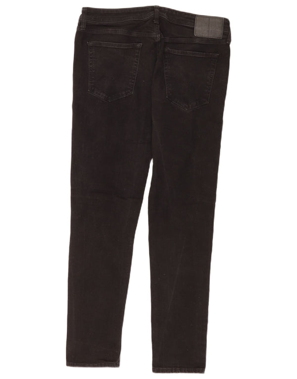Jack & Jones Vaqueros pitillo Liam para hombre W34 L32 Algodón negro