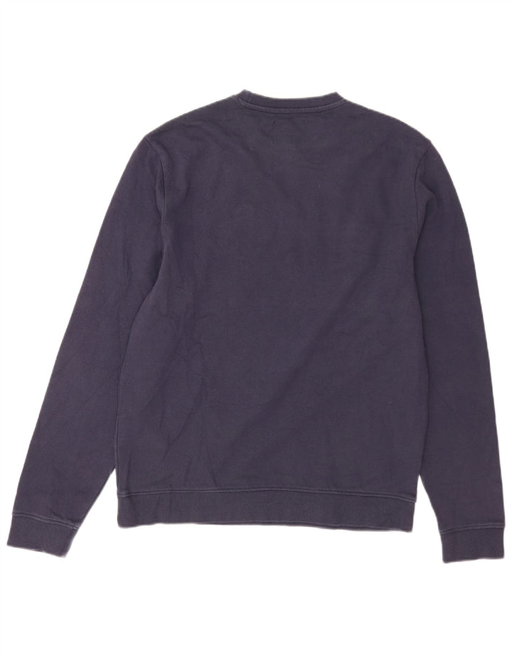 Guess Hombre Sudadera Gráfica Jumper Medium Azul Marino Algodón