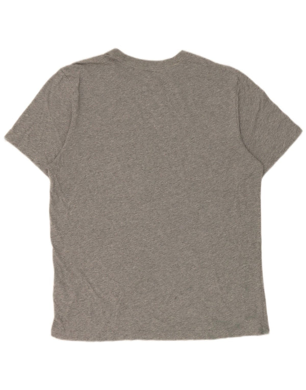 Camiseta Nike Hombre Algodón Gris Medio