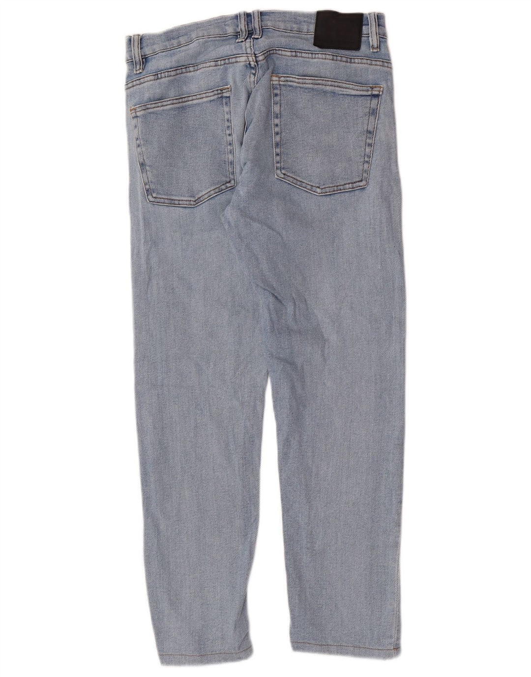 Zara Mens Slim Jeans EU 42 Large W32 L27 Algodón Azul