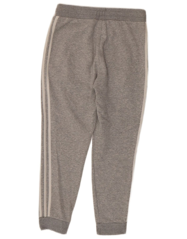 Adidas - Pantalón de chándal para niño, 12-13 años, algodón moteado gris