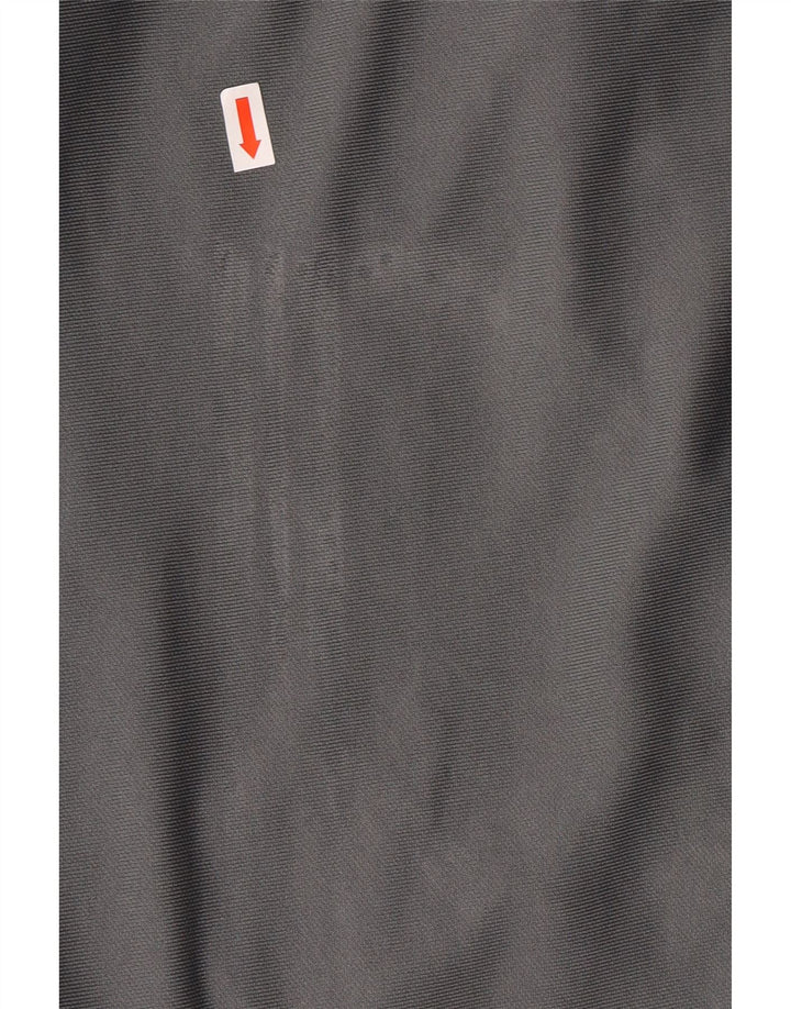 UNDER ARMOUR Chaqueta superior de chándal para mujer Reino Unido 10 Poliéster gris pequeño