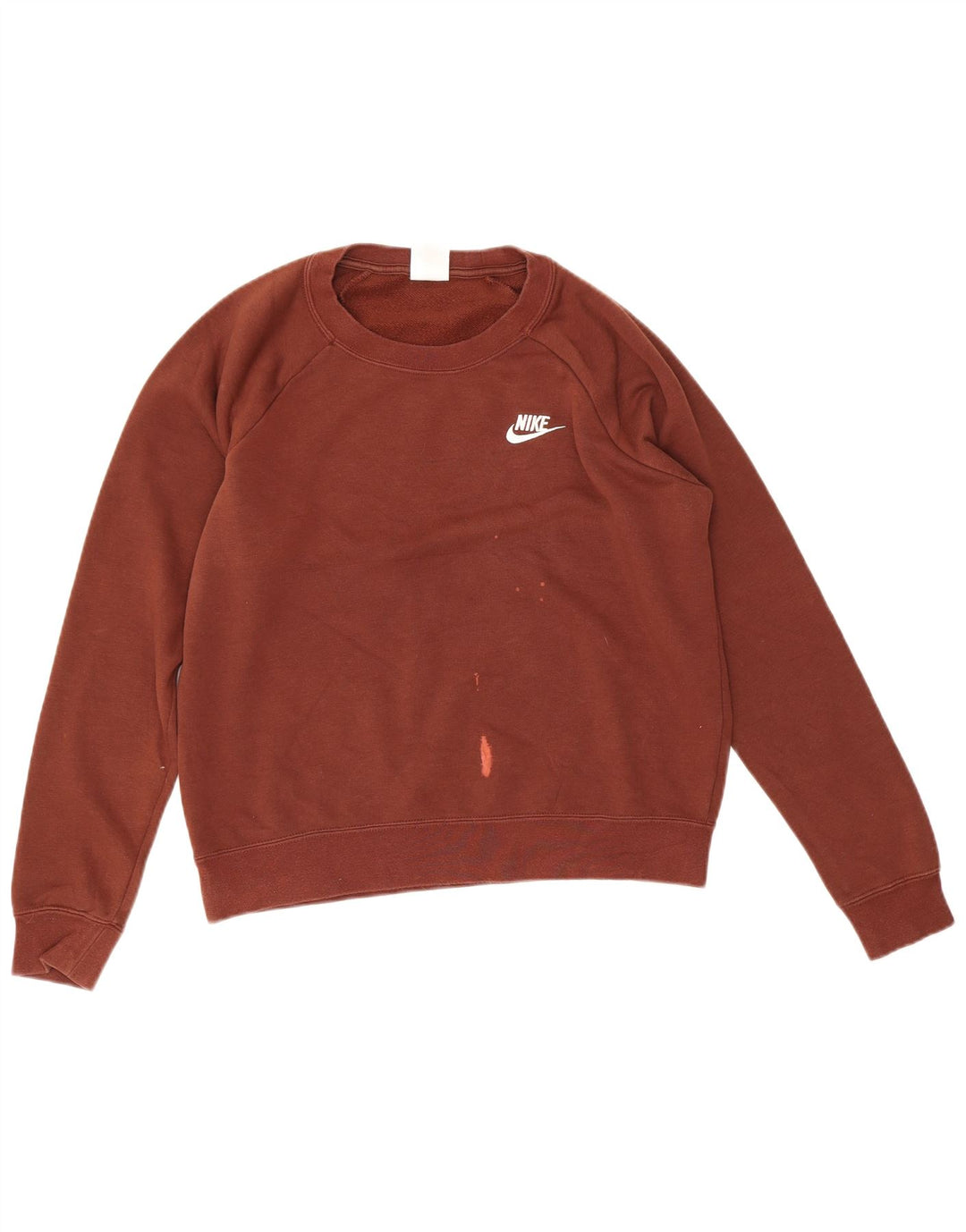Nike - Sudadera extragrande para mujer, talla 10, algodón marrón pequeño