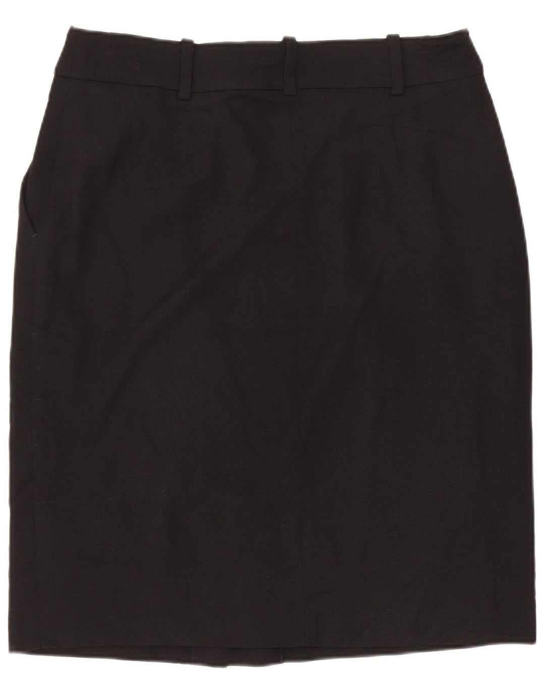 BROOKS BROTHERS Falda recta para mujer US 4 Mediana W30 Lana negra