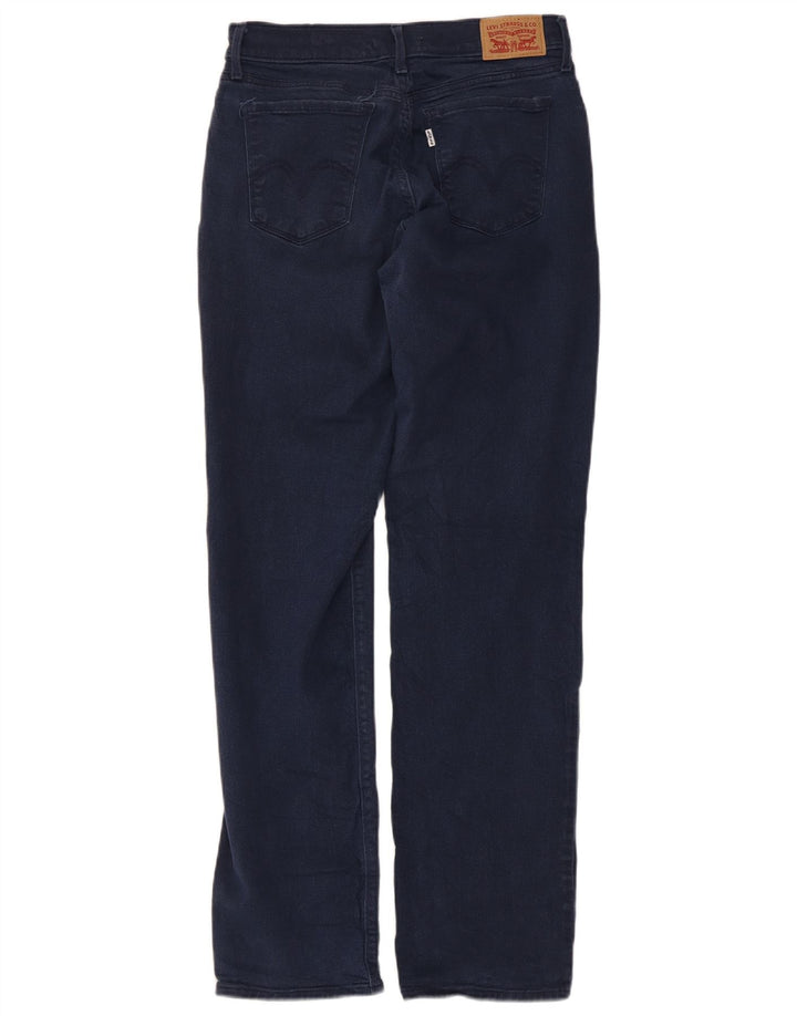 Vaqueros Levi's Mujer 505 Rectos W27 L30 Algodón Azul Marino