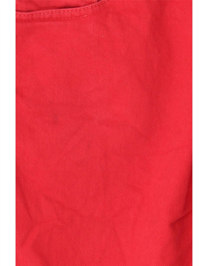 Zara Pantalones cortos de mezclilla para hombre EU 40 Medium W31 Rojo