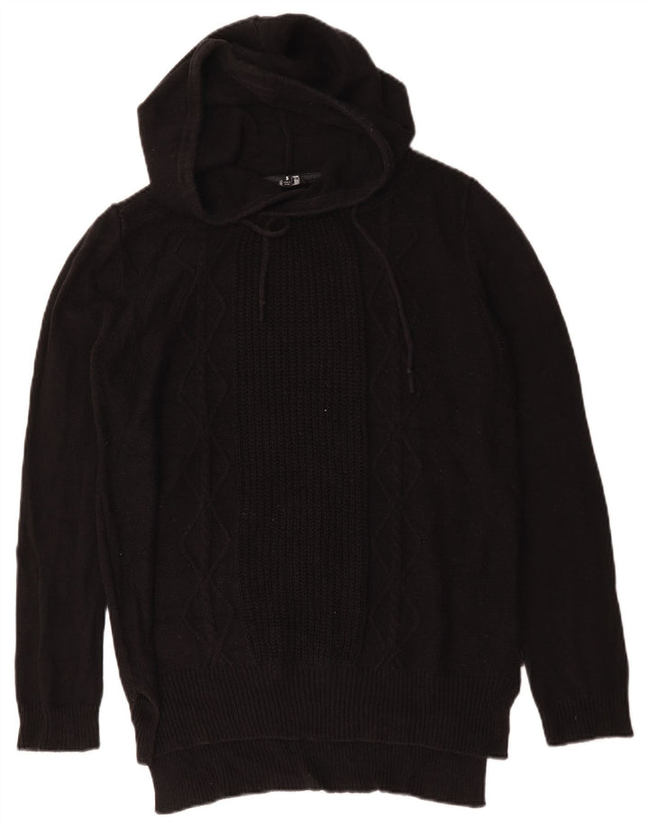 Hurley Suéter tipo jersey extragrande para mujer Reino Unido 10 Pequeño Algodón negro