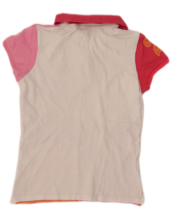 ASSN DE POLO DE EE. UU. Polo de rugby para mujer, talla 40, talla M, multicolor