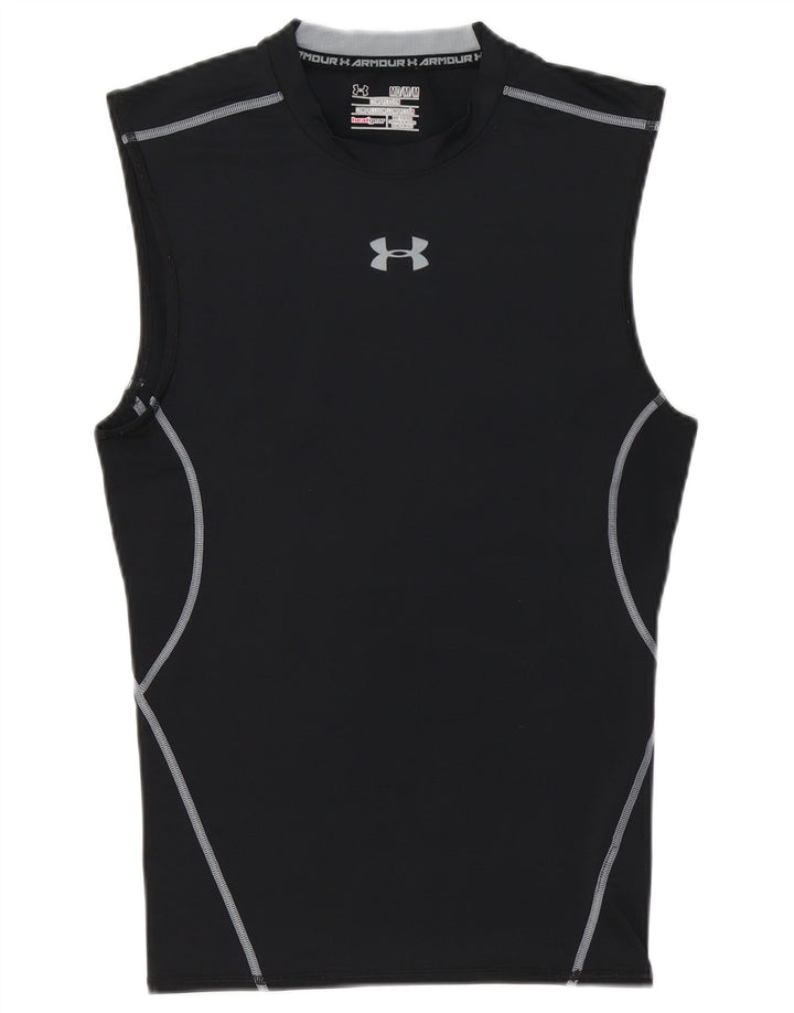 UNDER ARMOUR Camiseta sin mangas con gráfico Heat Gear para hombre Poliéster negro mediano
