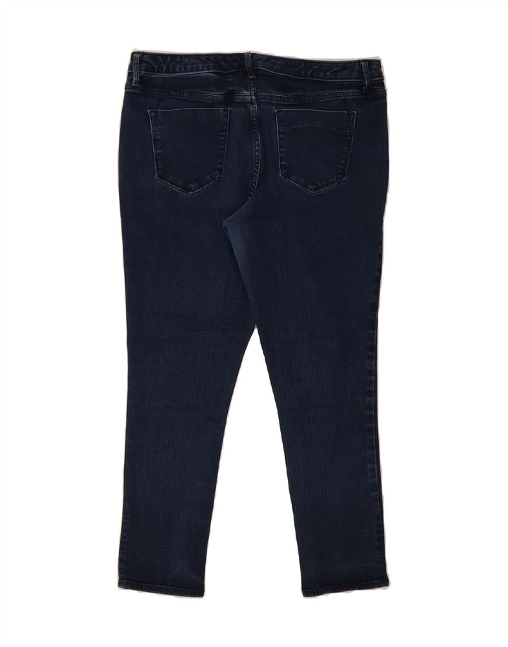 MOSSIMO Womens Mid Rise Jegging Cropped Jeans Size 14 Large W32 L25 Blue Vintage Mossimo and Second-Hand Mossimo from Messina Hembry 