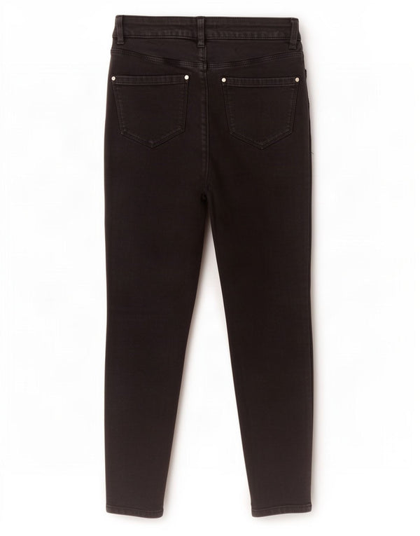 Zara Mujer Z1975 Vaqueros Pitillo EU 34 2XS W24 L25 Negro