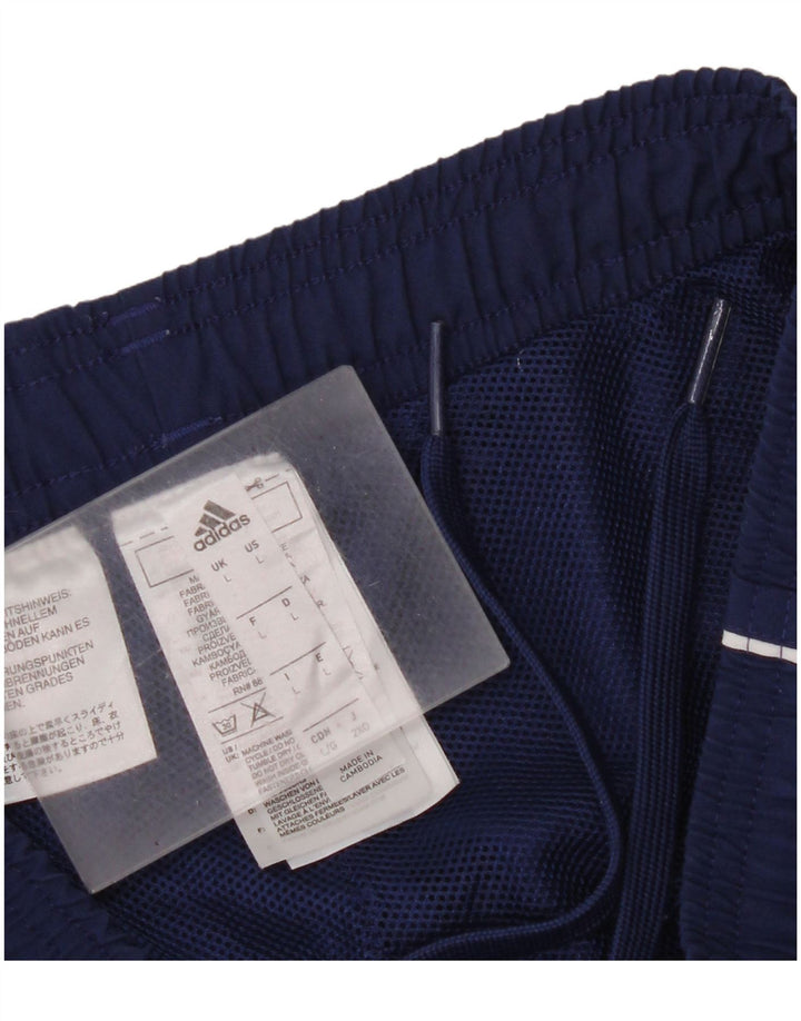 Pantalón De Chándal Adidas Hombre Grande Azul Marino Poliéster
