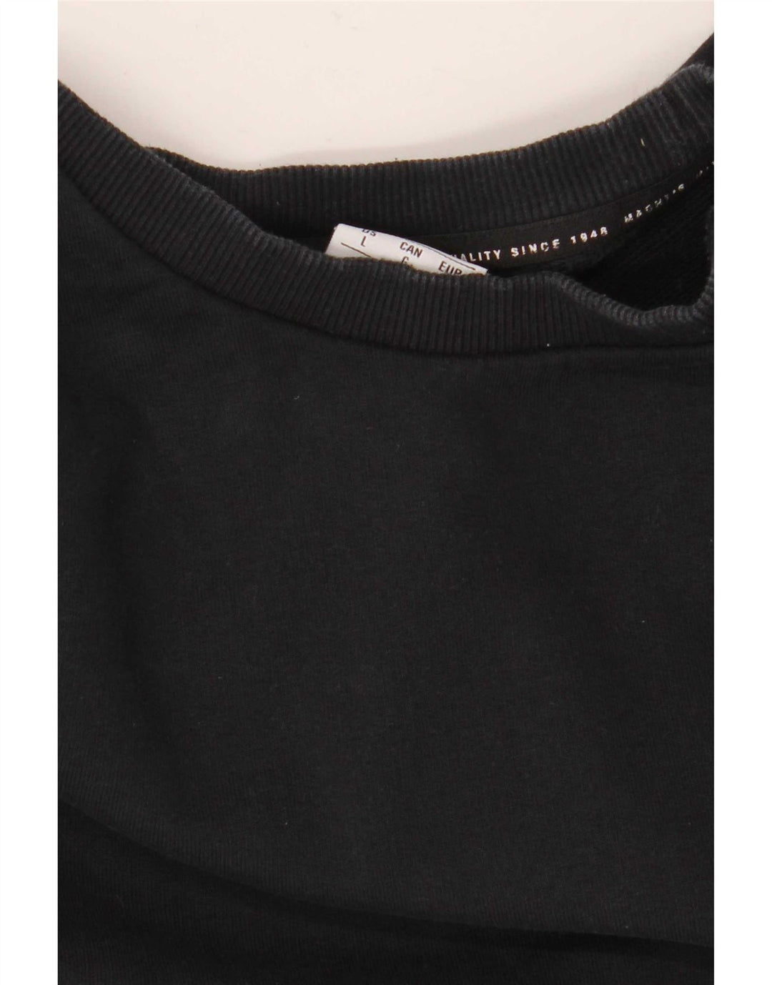 Puma Hombre Sudadera Jumper Grande Algodón Negro