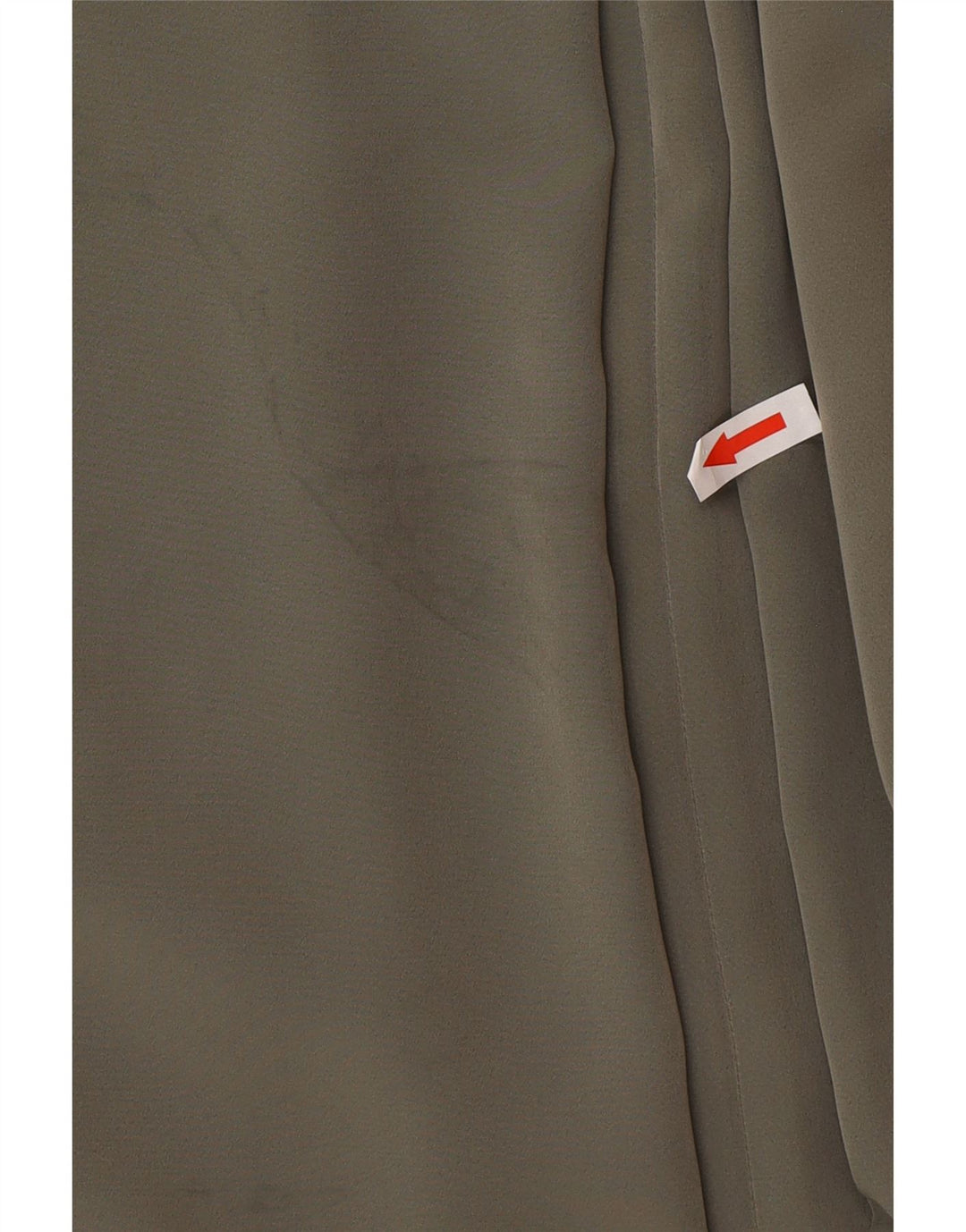 Vintage mujer suelta ajuste abrigo Reino Unido 20 2XL poliéster verde