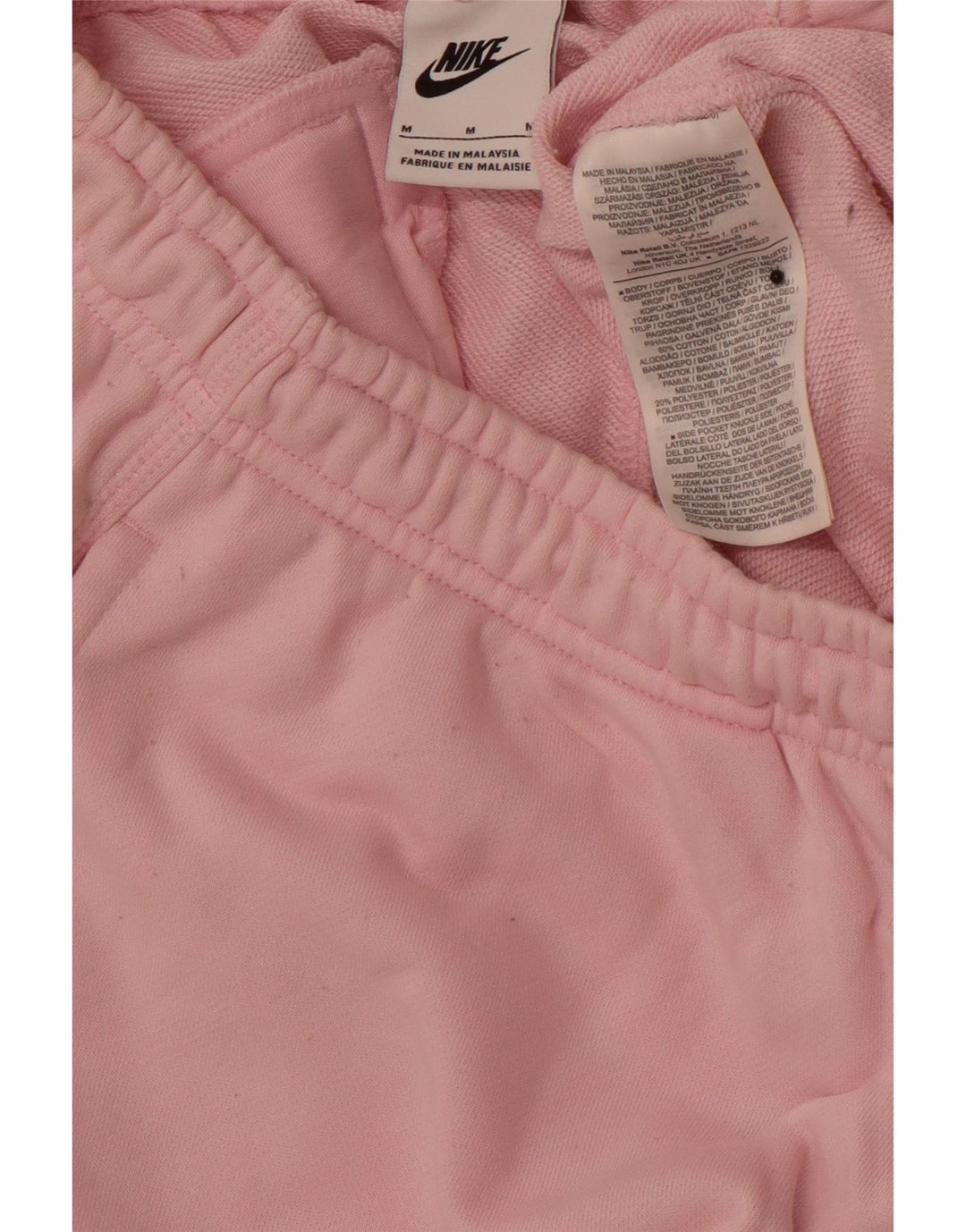 NIKE Pantalones cortos deportivos para mujer UK 44 Algodón rosa medio