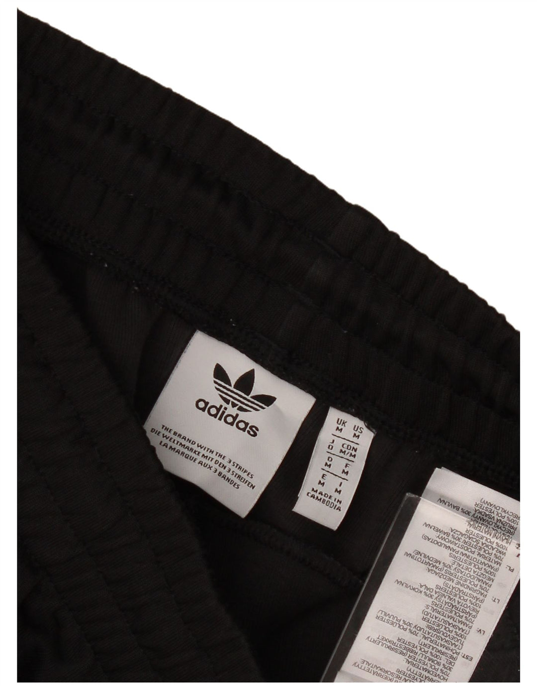 Adidas Hombre Pantalones De Chándal Joggers Medium Negro Poliéster