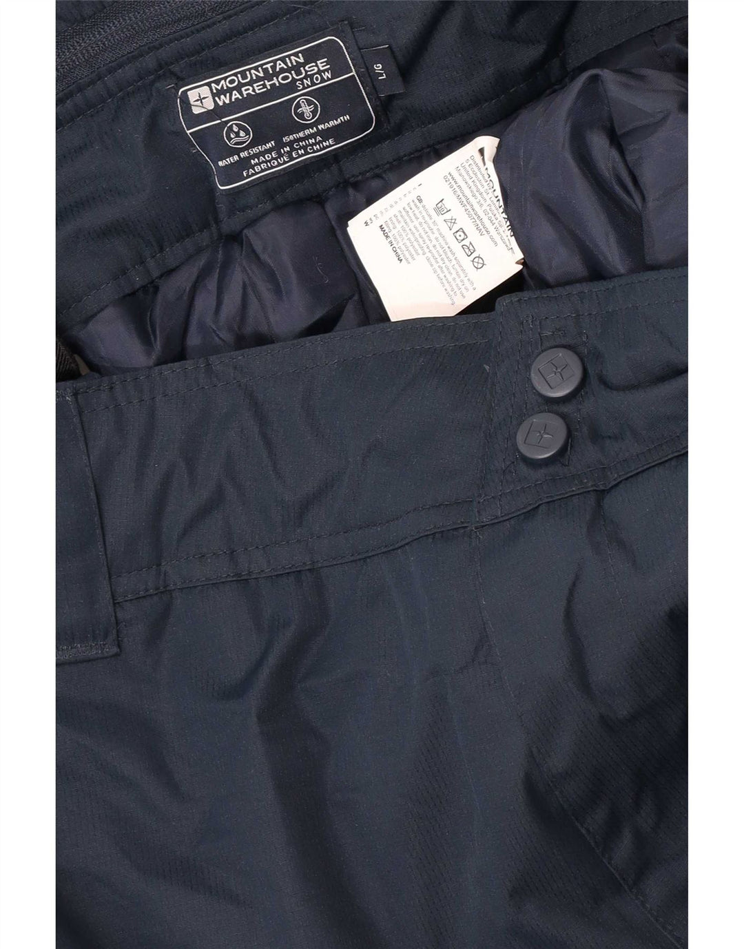 Pantalón de esquí con peto para hombre Mountain Warehouse Grande Poliéster azul marino