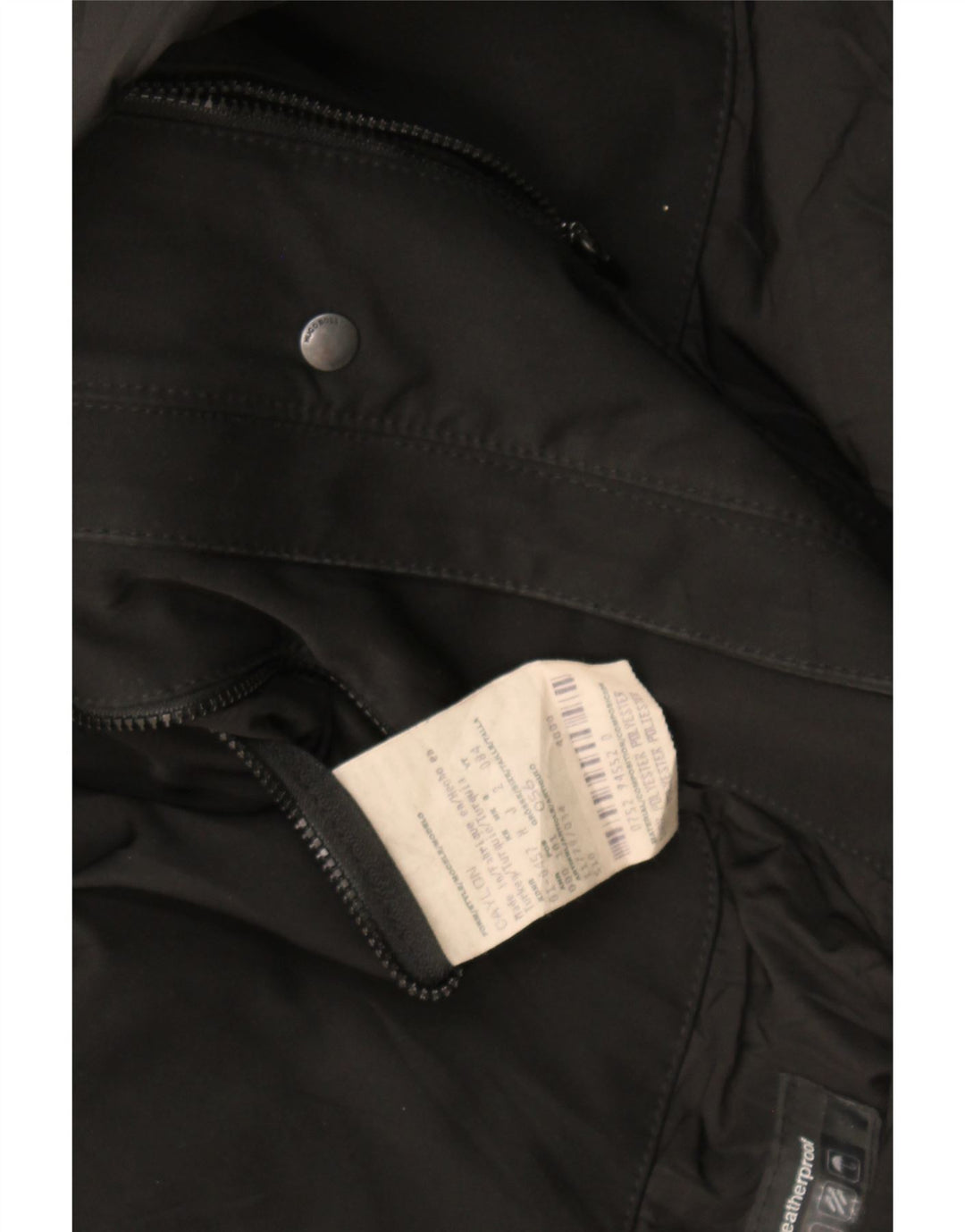 Hugo Boss Abrigo para hombre EU 56 3XL Negro Poliéster