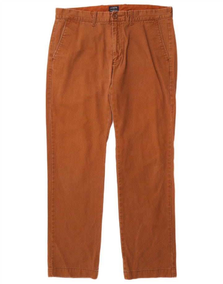 J. Crew Pantalón chino recto The Sutton para hombre W33 L29 Algodón marrón