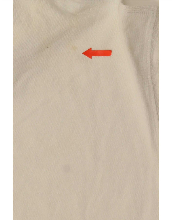 Polo Carrera Hombre Regular Fit XL Blanco Rayas