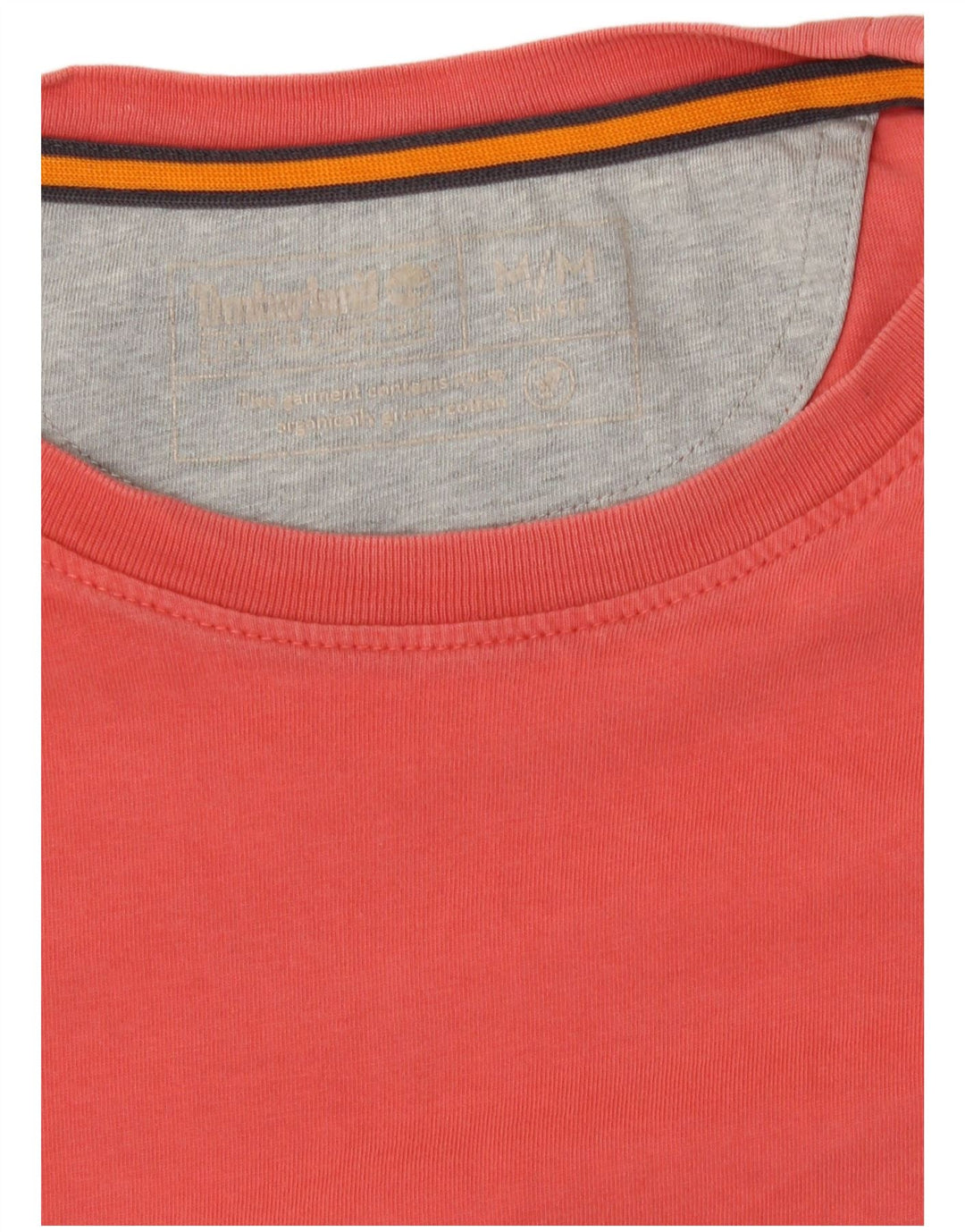 Timberland - Camiseta ajustada para hombre, color naranja medio