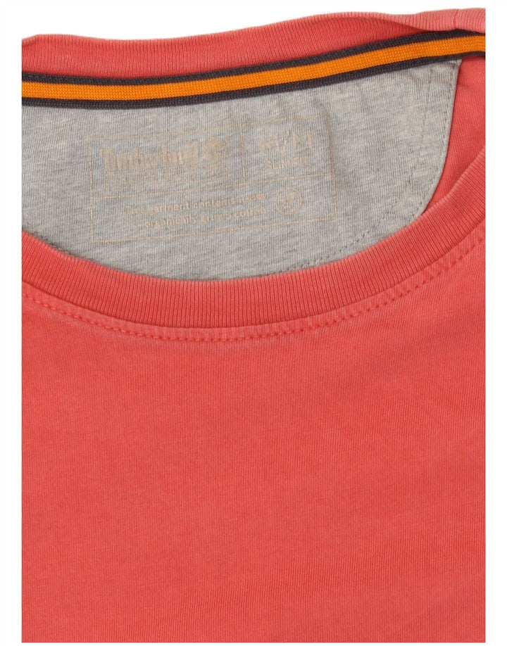 Timberland - Camiseta ajustada para hombre, color naranja medio