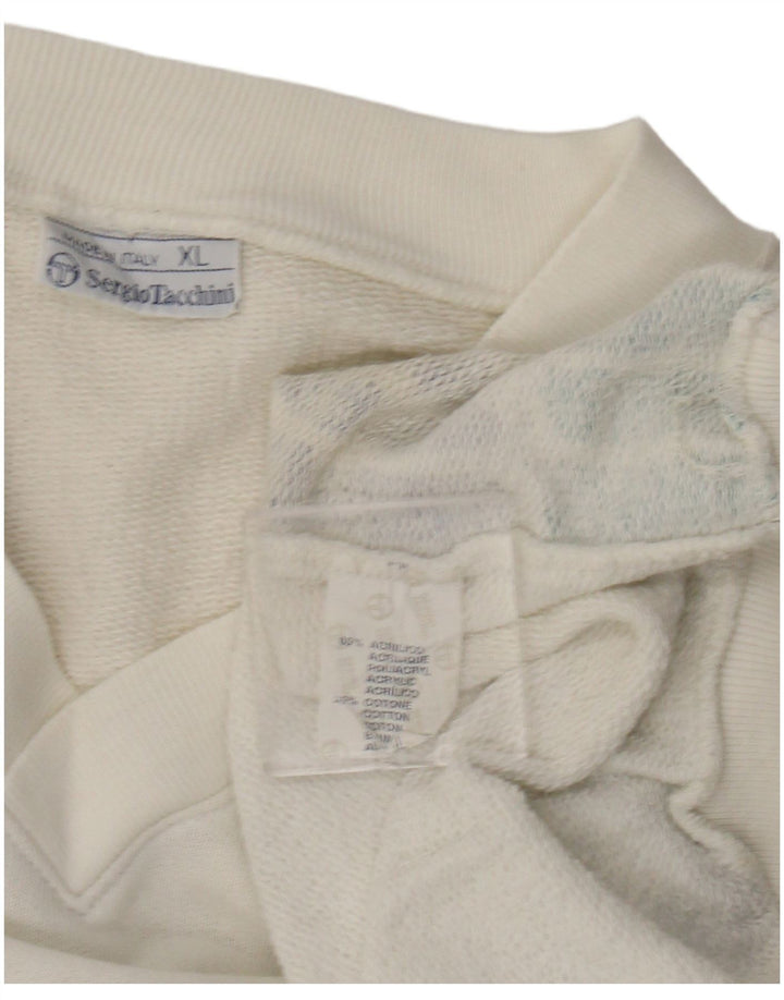 Sergio Tacchini Chaleco Hombre Tank Top XL Blanco Acrílico