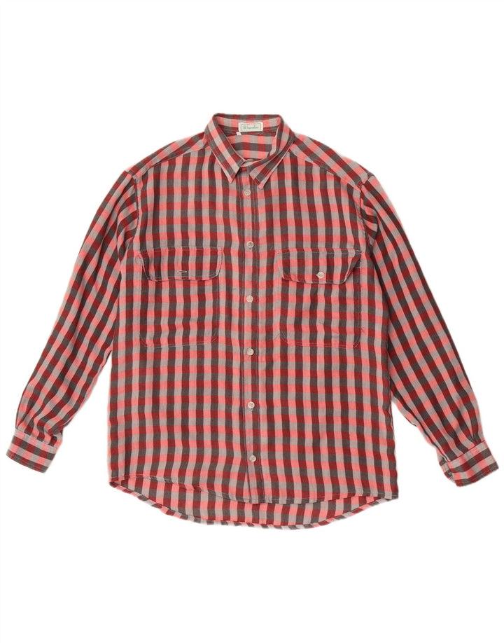 Camisa Benetton Hombre Mediana Vichy Multicolor