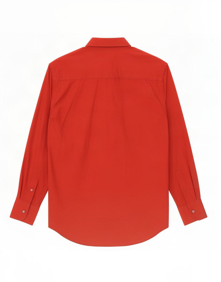 Camisa Versace Hombre Talla 42 16 1/2 Grande Algodón Rojo