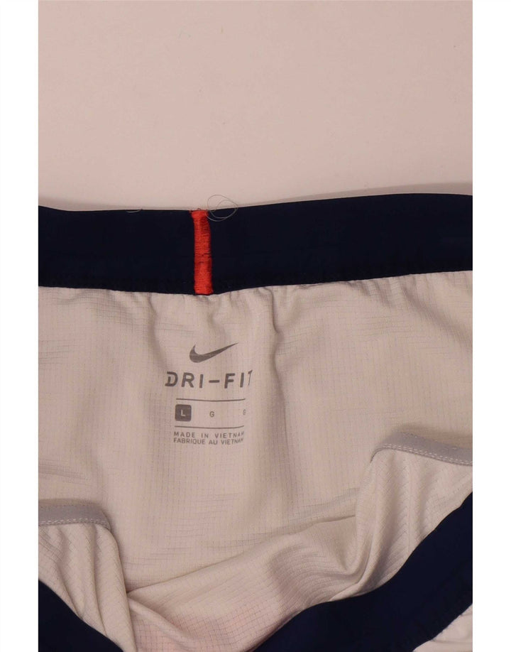 Nike Pantalones cortos deportivos con estampado gráfico para hombre, talla grande, color rojo