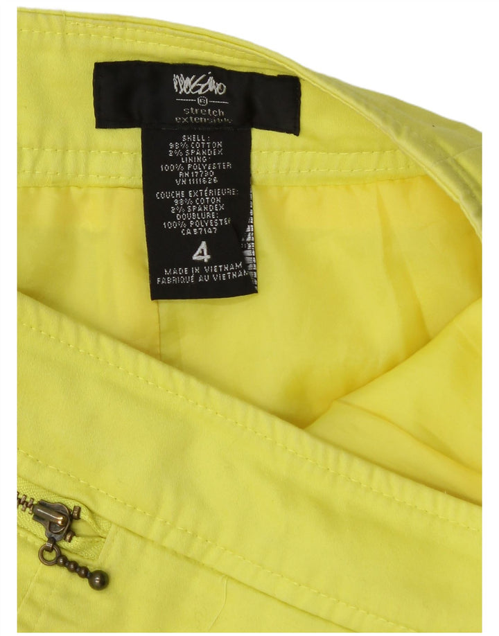 Mossimo Falda lápiz para mujer US 4 Small W27 Algodón amarillo