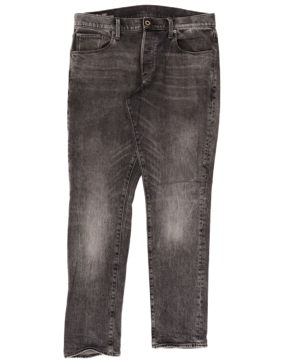 G-Star Vaqueros cónicos regulares para hombre W34 L34 Algodón gris