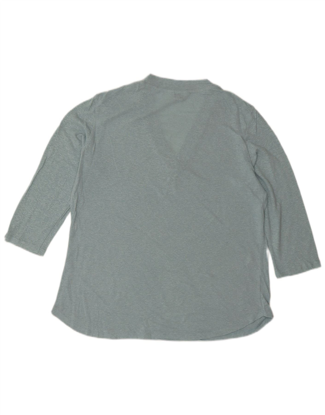 ORVIS Top extragrande para mujer manga 3/4 UK 10 Small Blue