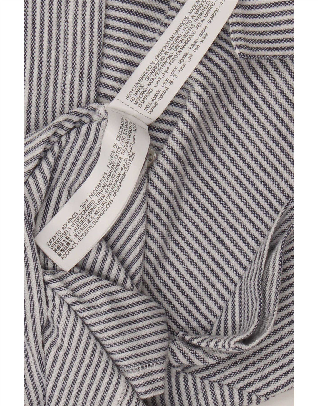 Polo Massimo Dutti Hombre Algodón Rayas Azul Medio