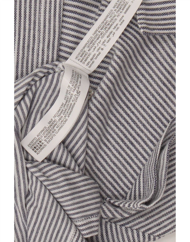 Polo Massimo Dutti Hombre Algodón Rayas Azul Medio