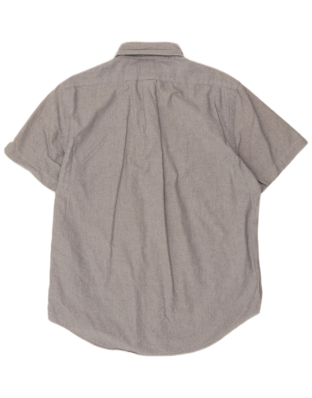 RALPH LAUREN Camisa de manga corta para hombre de corte clásico de algodón gris medio